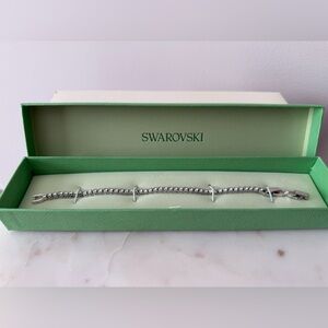 Swarovski Silver-Tone Crystal Bracelet